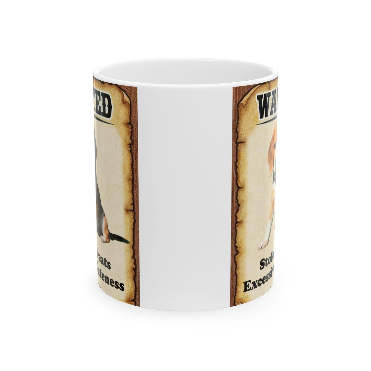 Wanted Poster Ceramic Mug - Beagle