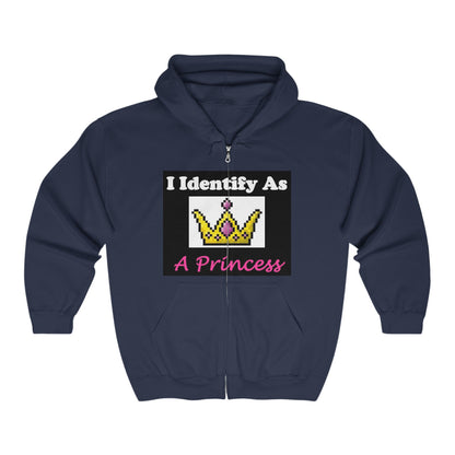 ID Princess - Full Zip Hooded Sweatshirt