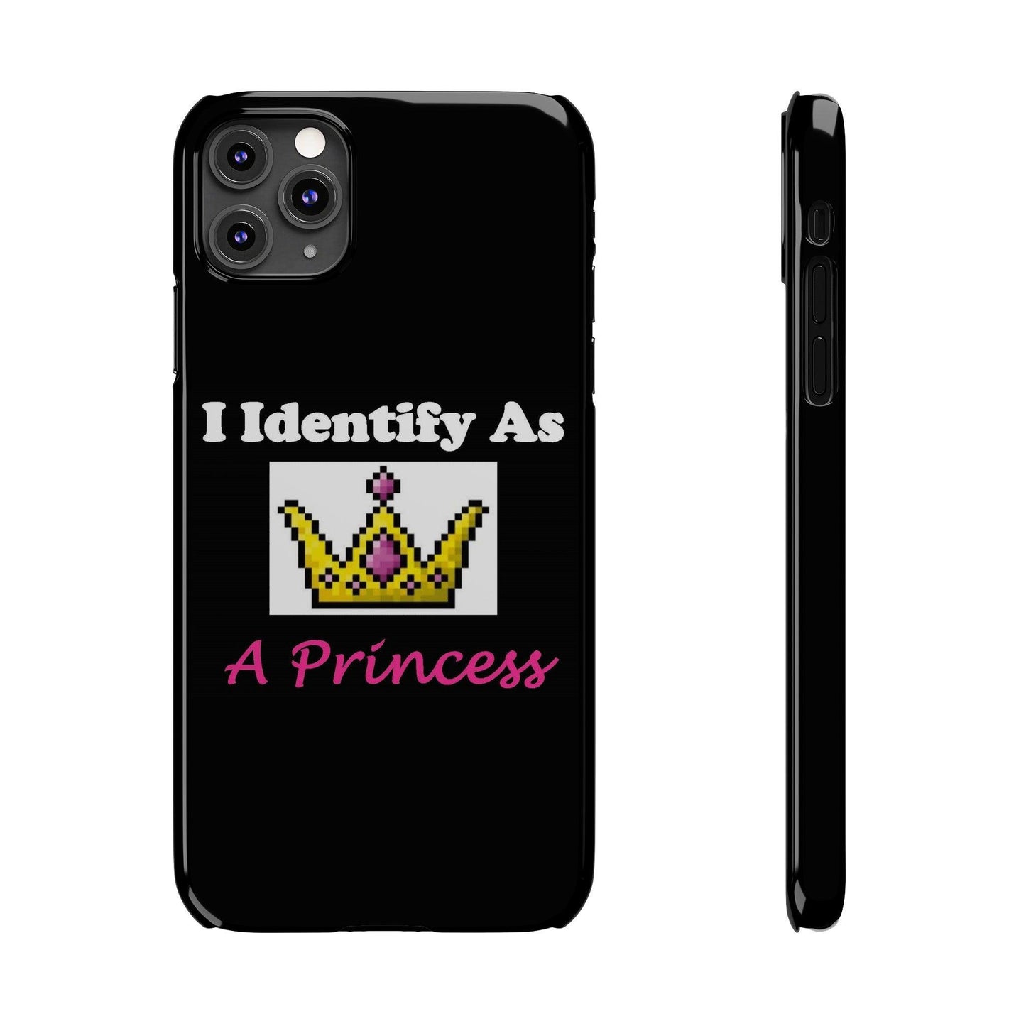 ID Princess (Black) - Slim Phone Cases - Better Mode