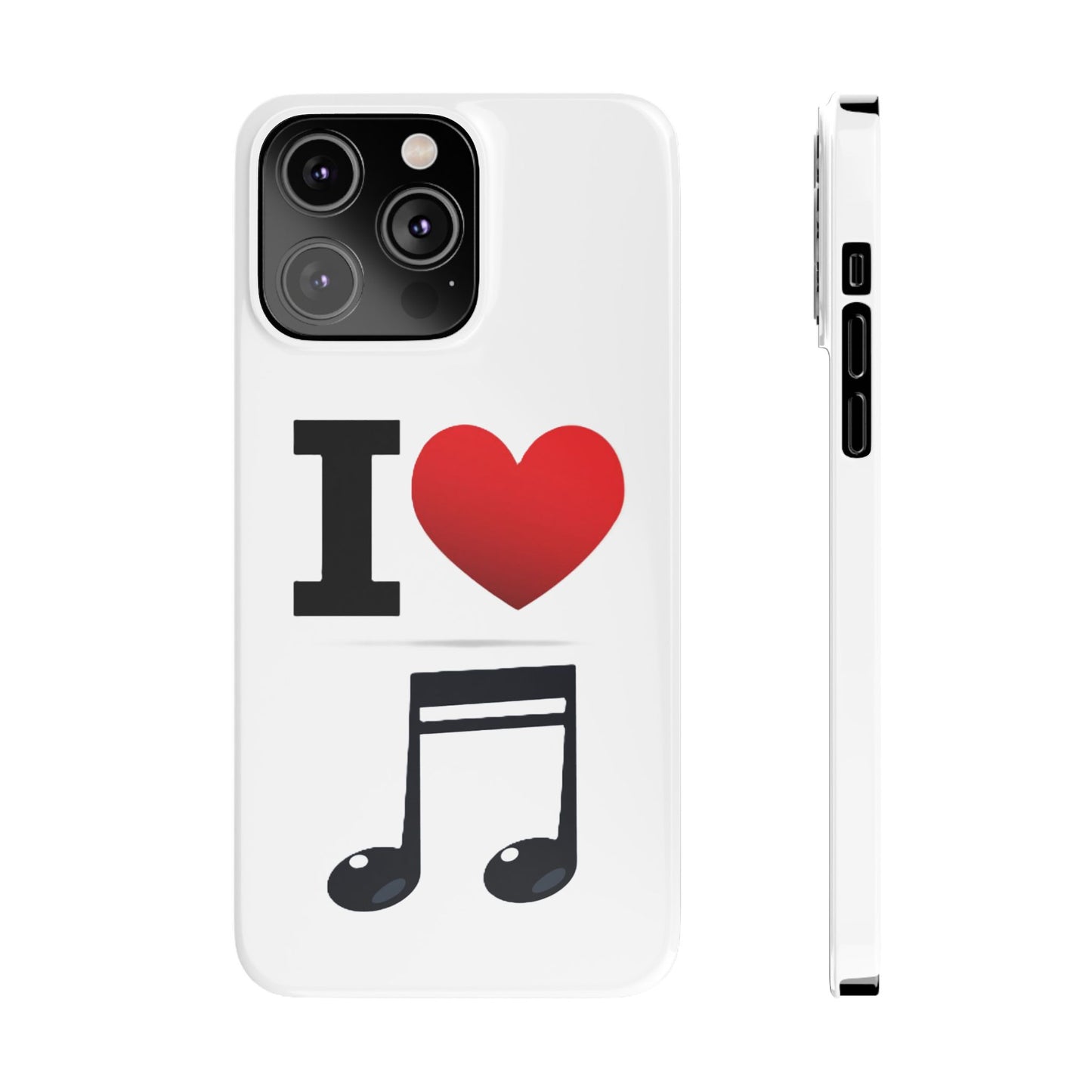 I Heart Music - Slim Phone Cases