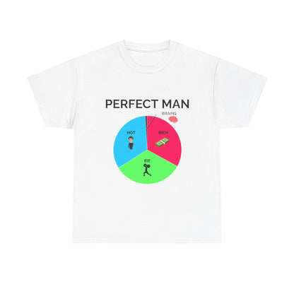 Perfect Man Pie Chart T-Shirt