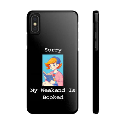 Booked 1 (Black) - Slim Phone Cases - Better Mode