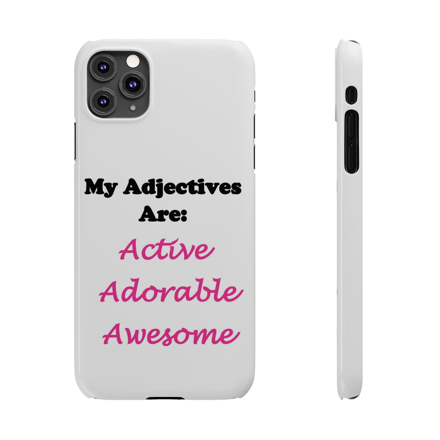 Active (White) - Slim Phone Cases - Better Mode