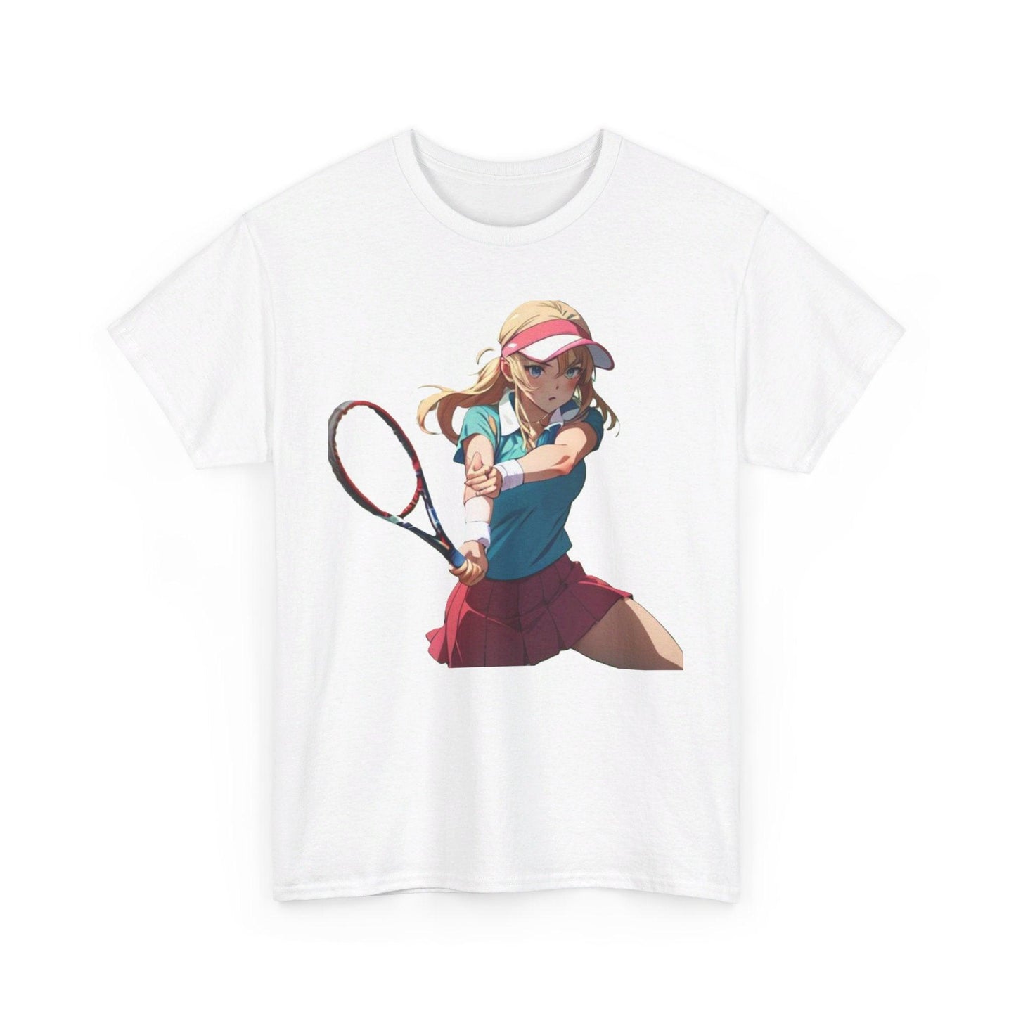 Anime Tennis 3 - Unisex Heavy Cotton T-Shirt