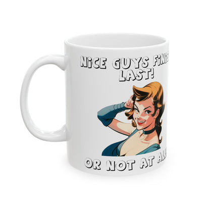 Nice Guys (White) - Ceramic Mug, (11oz, 15oz)