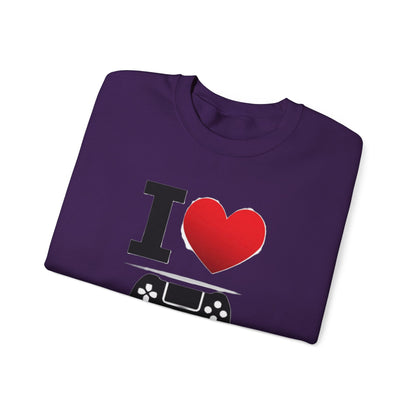 I Heart Gaming - Crewneck Sweatshirt - Better Mode