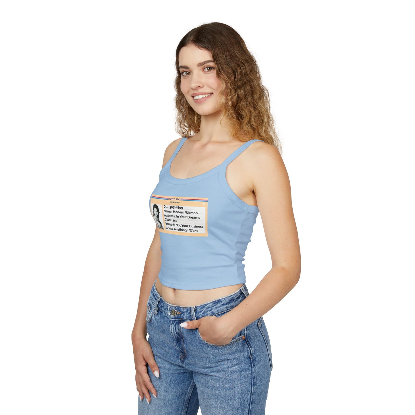 Women's Tank Top -  Drivers License Design