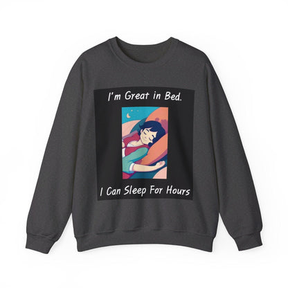 Great In Bed - Unisex Heavy Blend™ Crewneck Sweatshirt