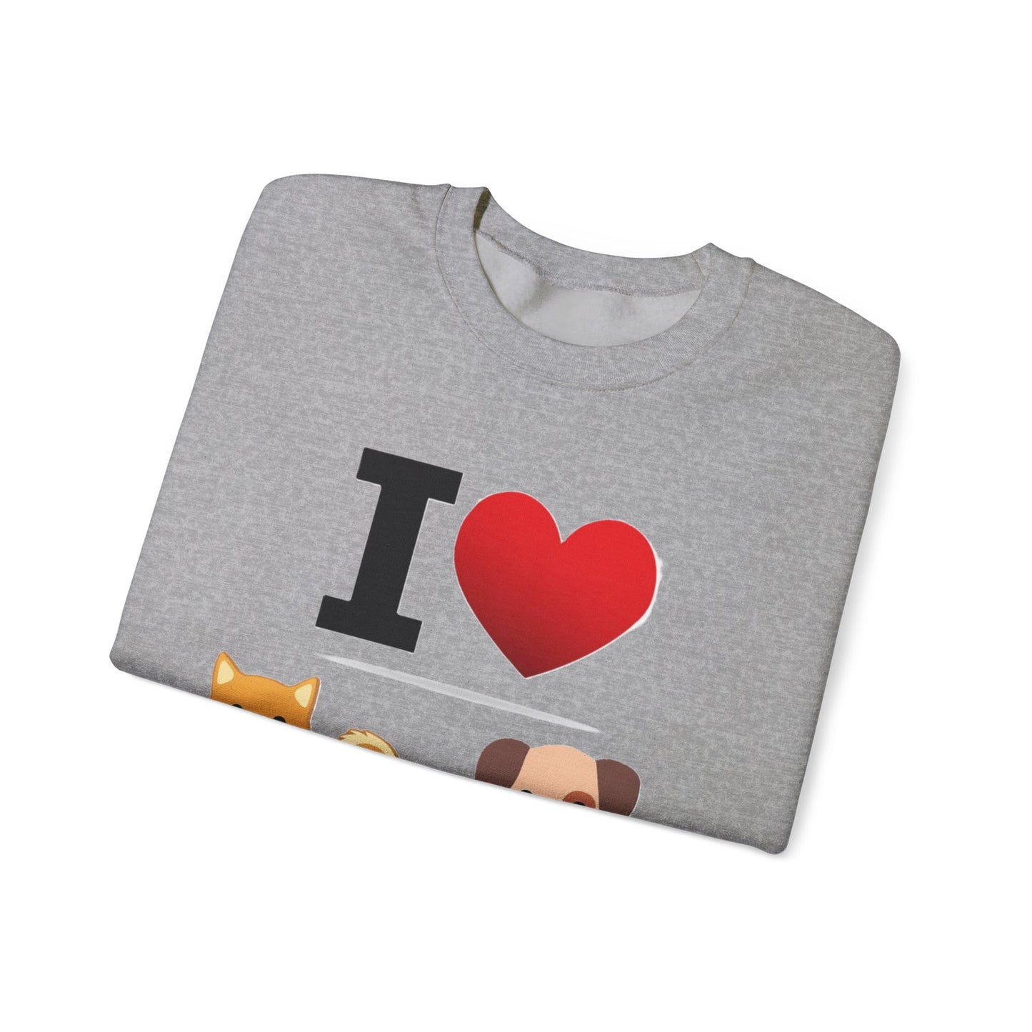 I Heart Dogs - Crewneck Sweatshirt - Better Mode