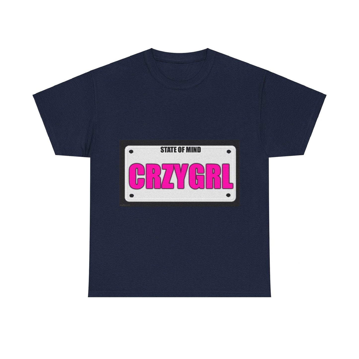 State Of Mind - CRZYGIRL - Unisex Heavy Cotton T-Shirt