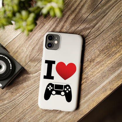 I Heart Gaming - Slim Phone Cases