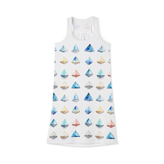 Triangle Pattern Racerback Dress