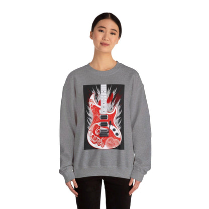 Rock Collection Guitar - Unisex Heavy Blend™ Crewneck Sweatshirt