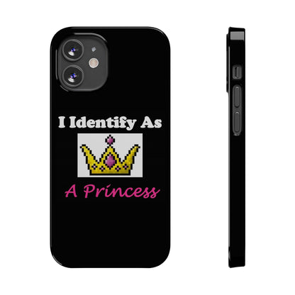 ID Princess (Black) - Slim Phone Cases - Better Mode