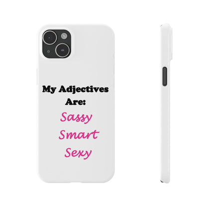 Sassy (White) - Slim Phone Cases - Better Mode