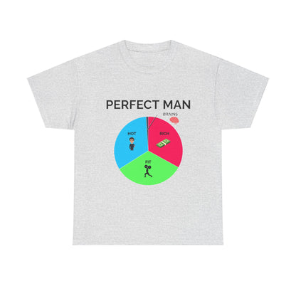 Perfect Man Pie Chart T-Shirt