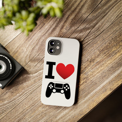 I Heart Gaming - Slim Phone Cases