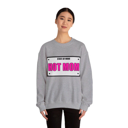 State Of Mind - HOT MOM - Unisex Heavy Blend™ Crewneck Sweatshirt