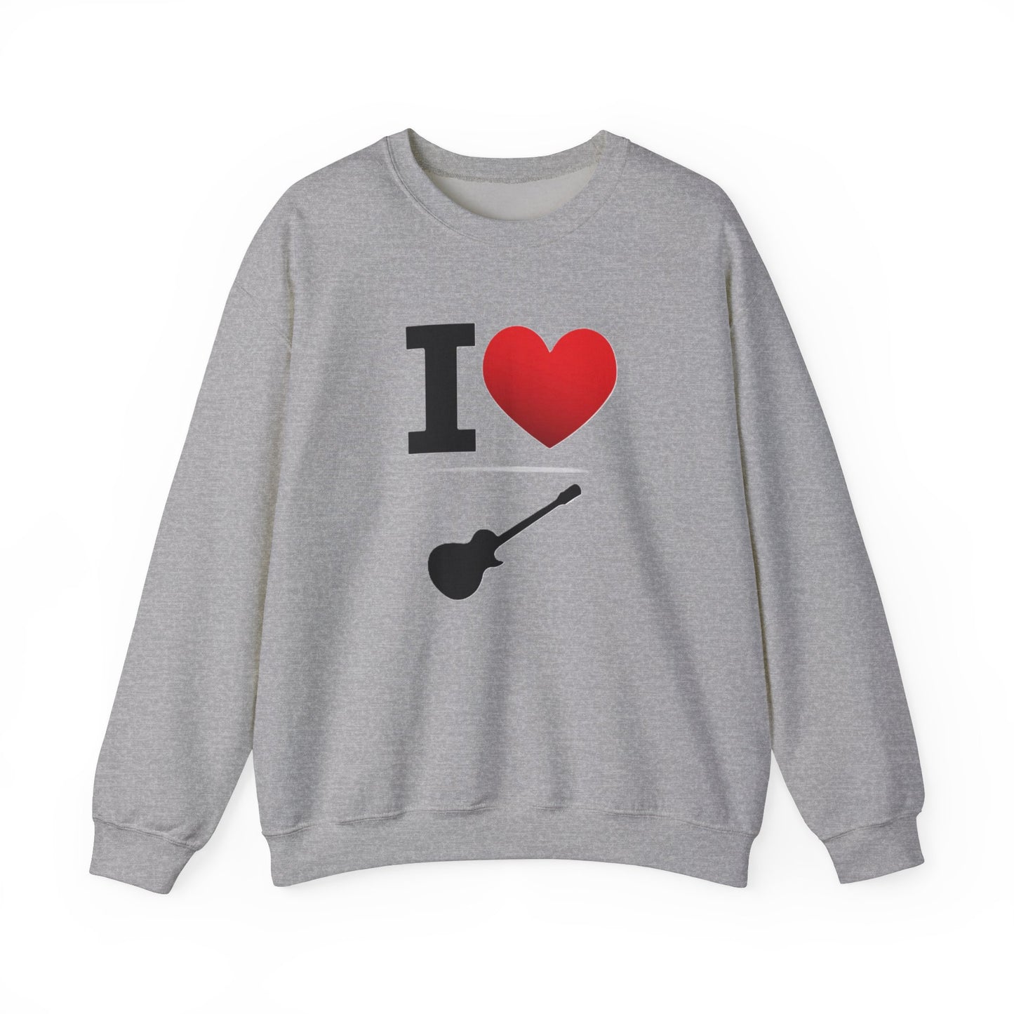 I Heart Guitar - Crewneck Sweatshirt - Better Mode