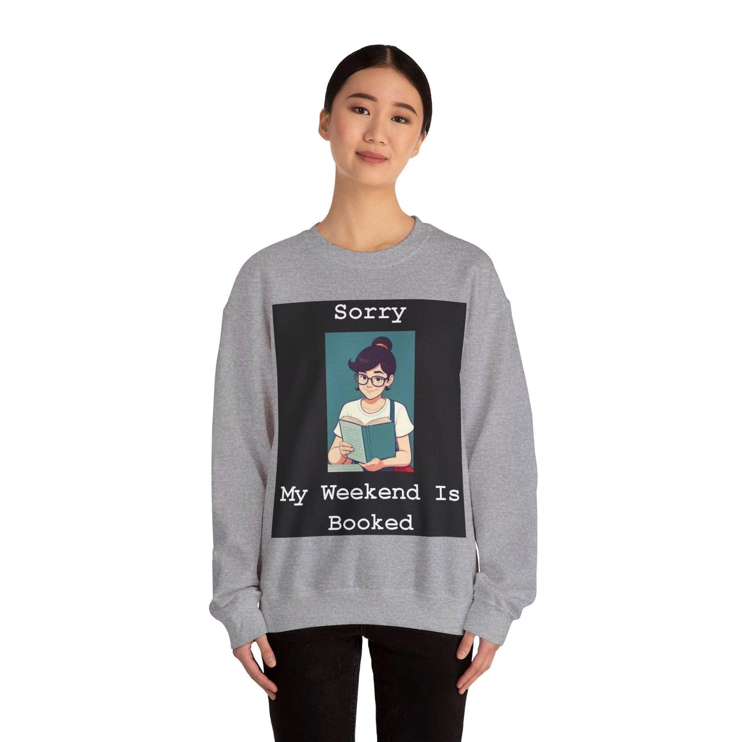 Weekend Booked 2 - Unisex Heavy Blend™ Crewneck Sweatshirt