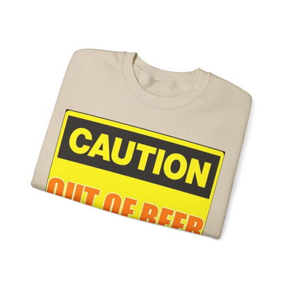 Caution Beer - Unisex Heavy Blend™ Crewneck Sweatshirt