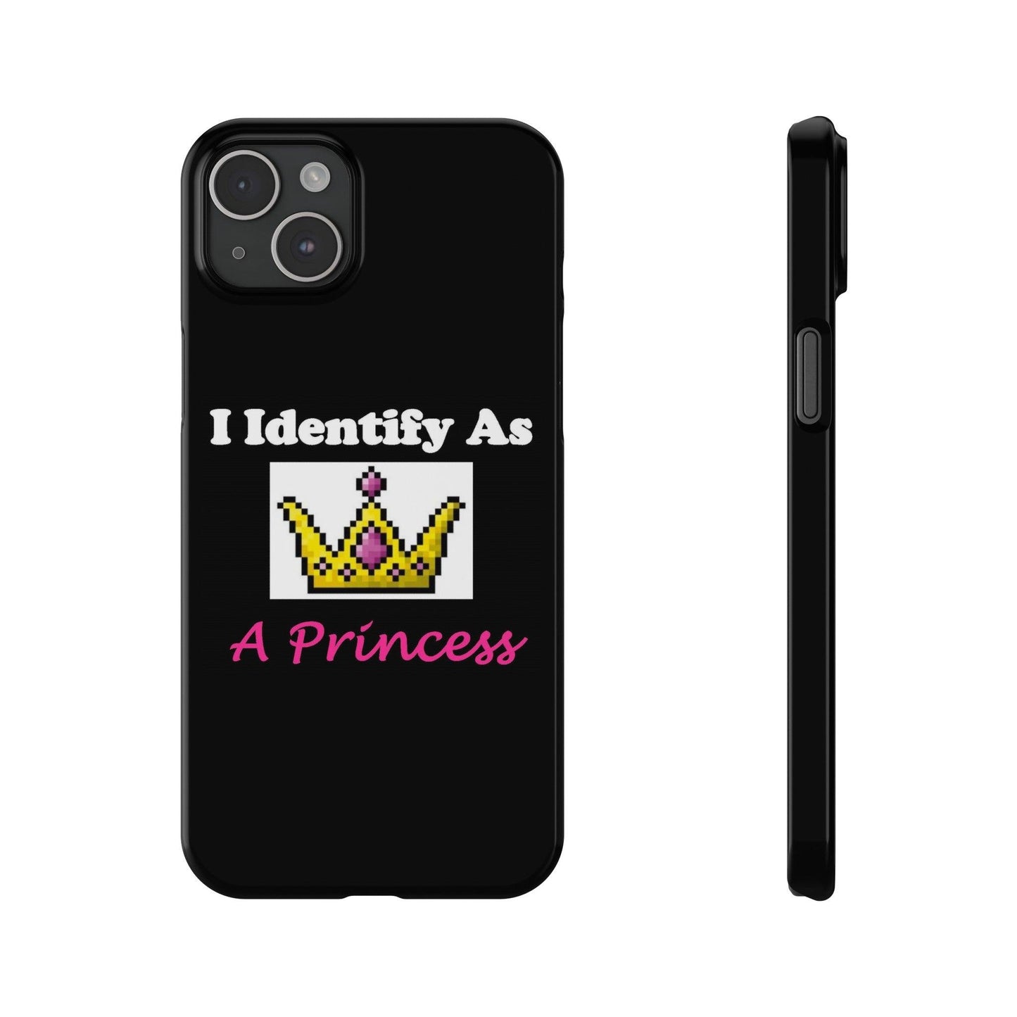 ID Princess (Black) - Slim Phone Cases - Better Mode