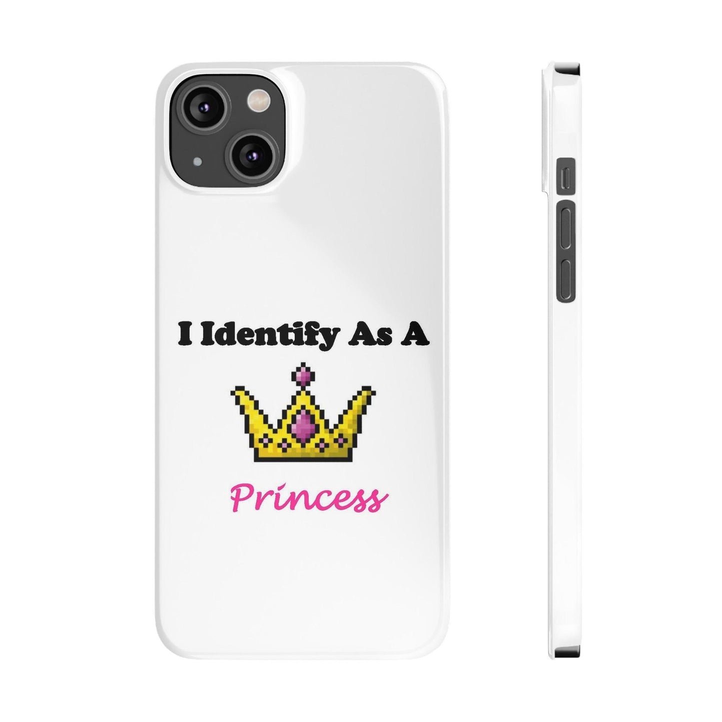 ID Princess (White) - Slim Phone Cases - Better Mode