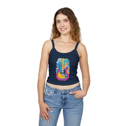 Guitar - Women's Spaghetti Strap Tank Top