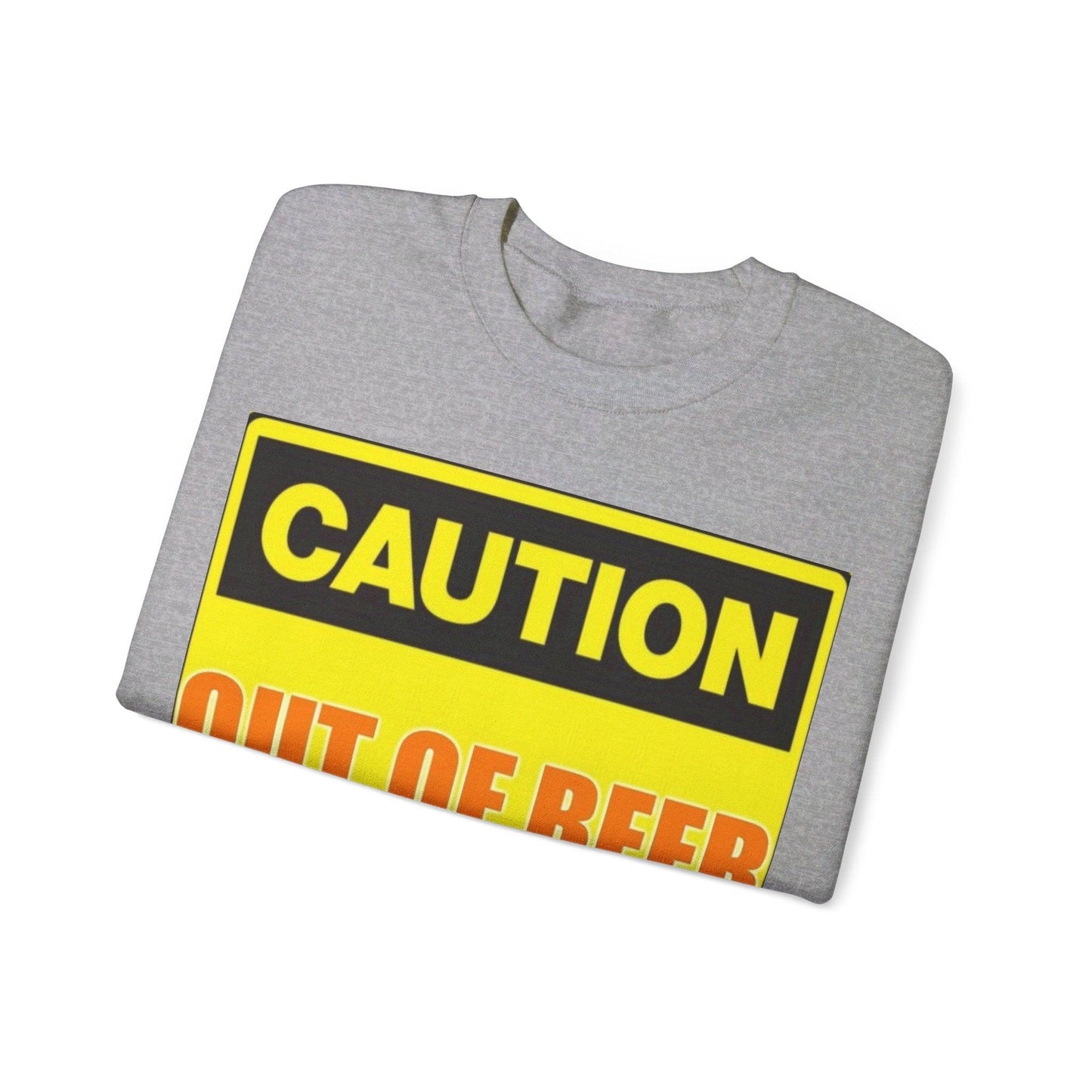 Caution Beer - Unisex Heavy Blend™ Crewneck Sweatshirt