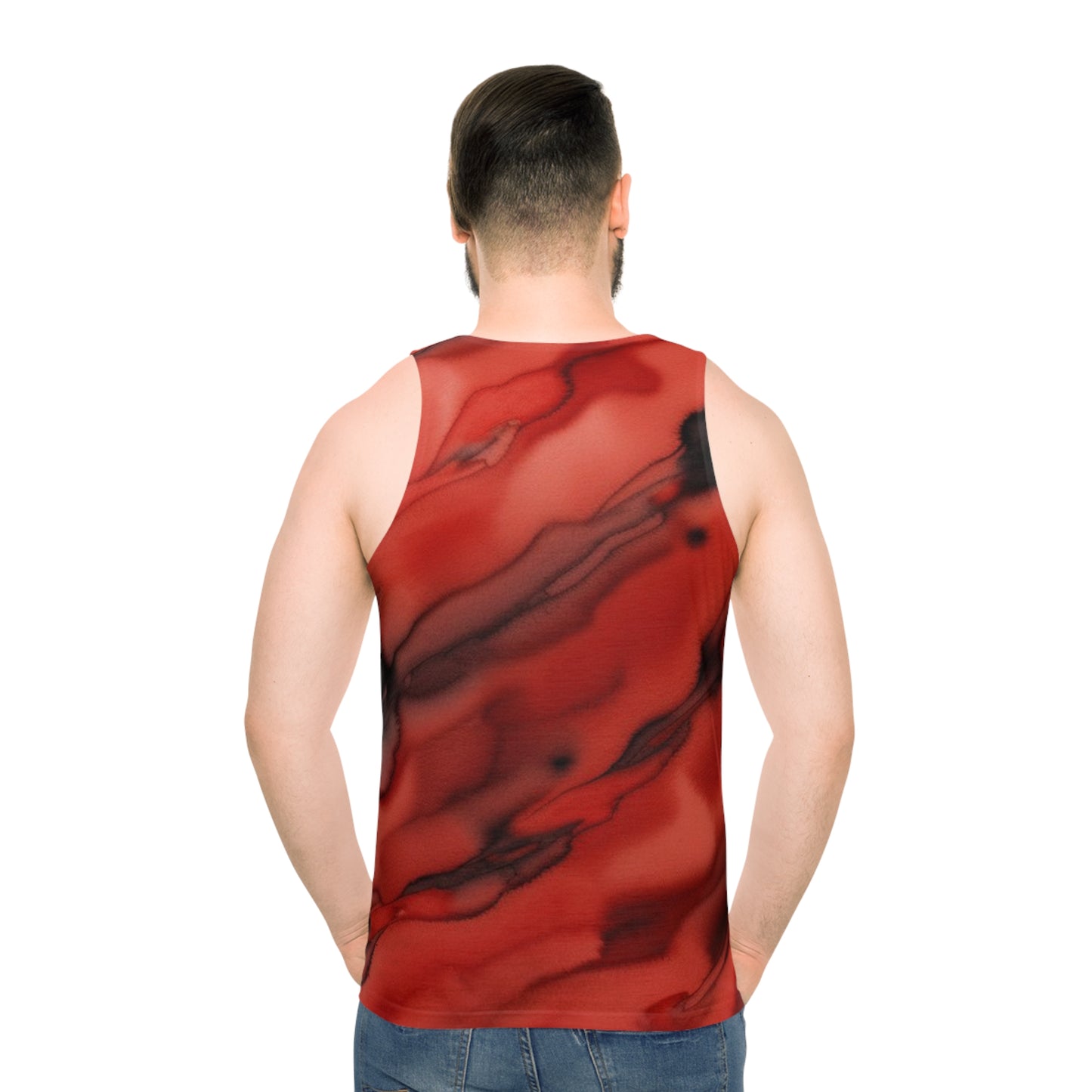 Red Marble Tank Top