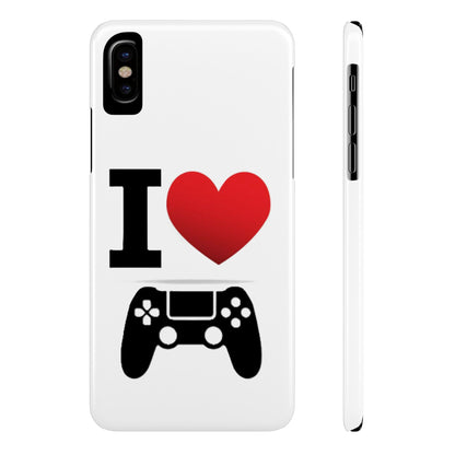 I Heart Gaming - Slim Phone Cases