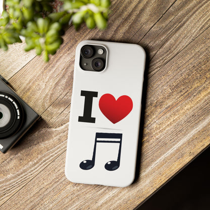 I Heart Music - Slim Phone Cases