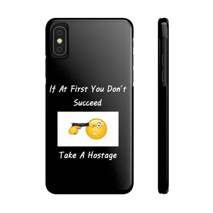 Hostage (Black) - Slim Phone Cases - Better Mode