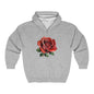 Rose 1 - Full Zip Hooded Sweatshirt