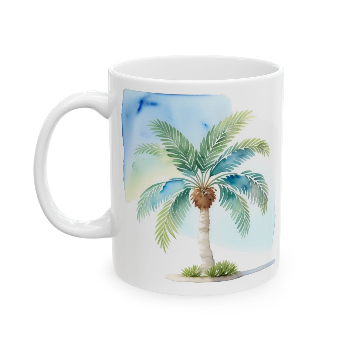 Palm Tree Ceramic Mug