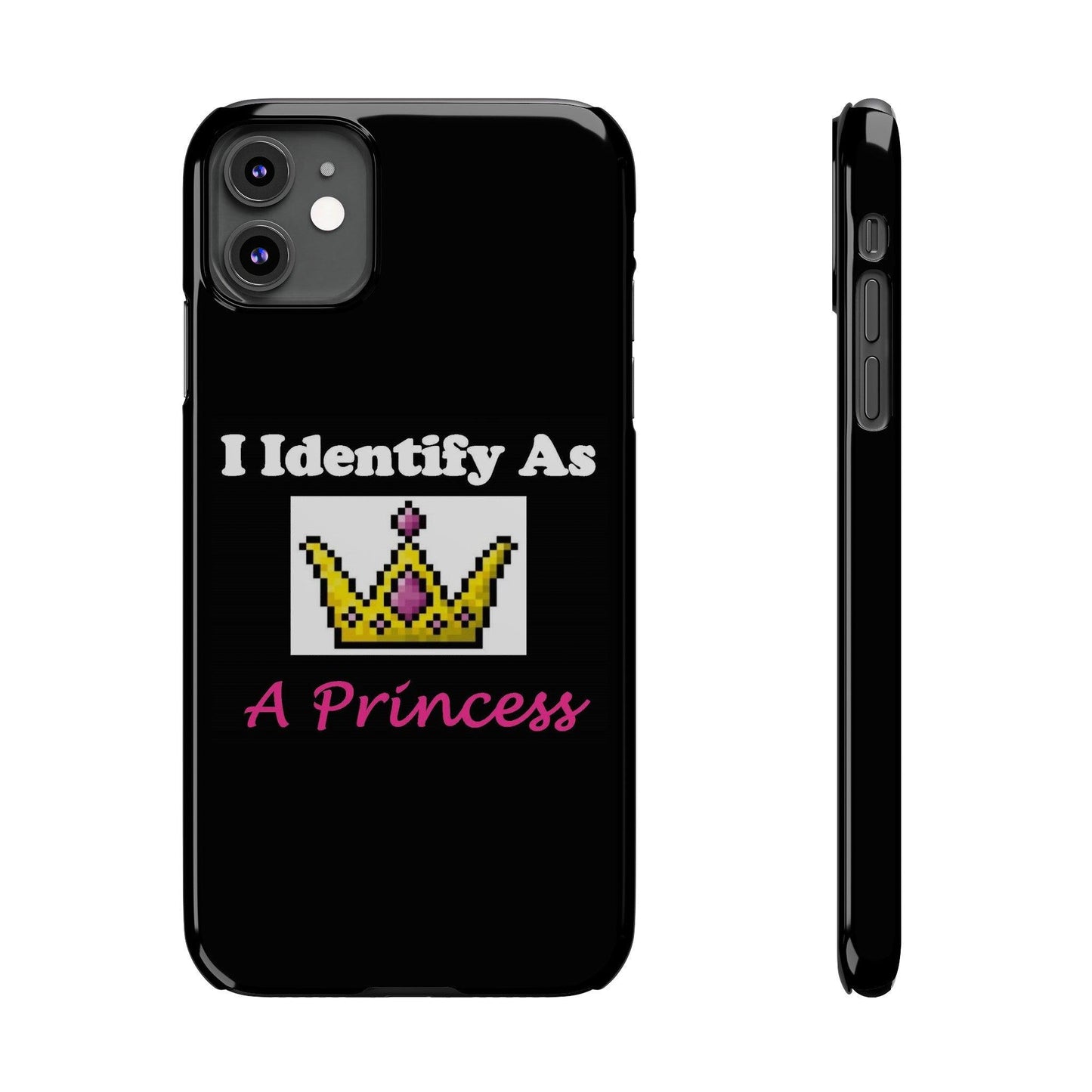 ID Princess (Black) - Slim Phone Cases - Better Mode