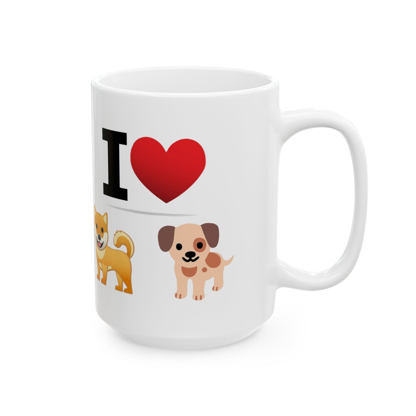 I Heart Dogs - Ceramic Mug, (11oz, 15oz) - Better Mode