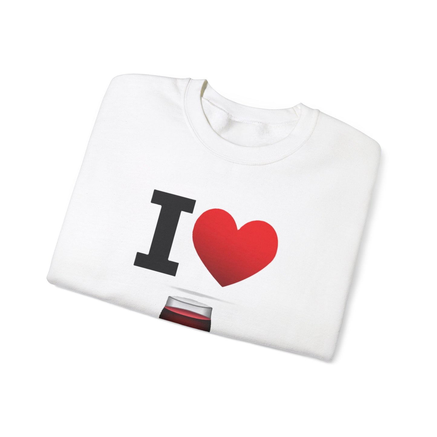 I Heart Wine - Crewneck Sweatshirt - Better Mode