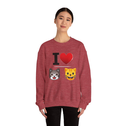 I Heart Cats - Crewneck Sweatshirt - Better Mode