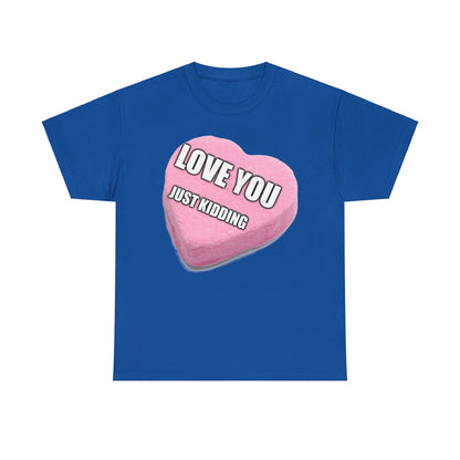 Candy Heart "Love You, JK" - Unisex Heavy Cotton T-Shirt - Better Mode