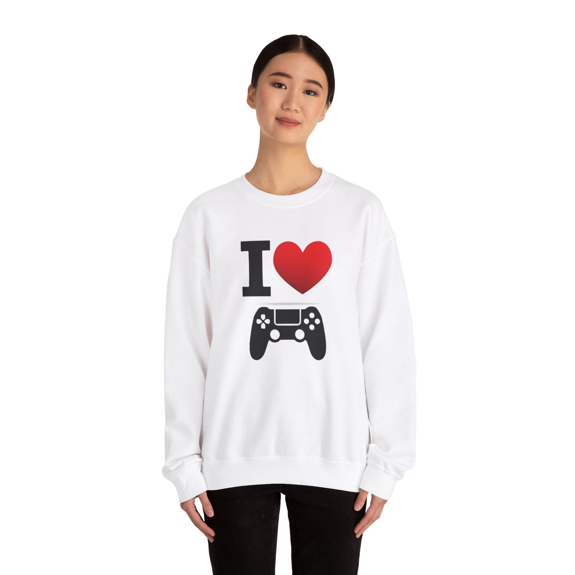 I Heart Gaming - Crewneck Sweatshirt - Better Mode