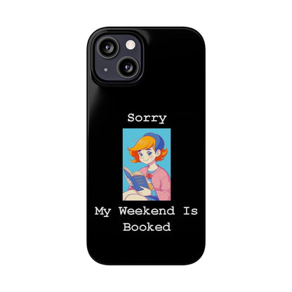 Booked 1 (Black) - Slim Phone Cases - Better Mode