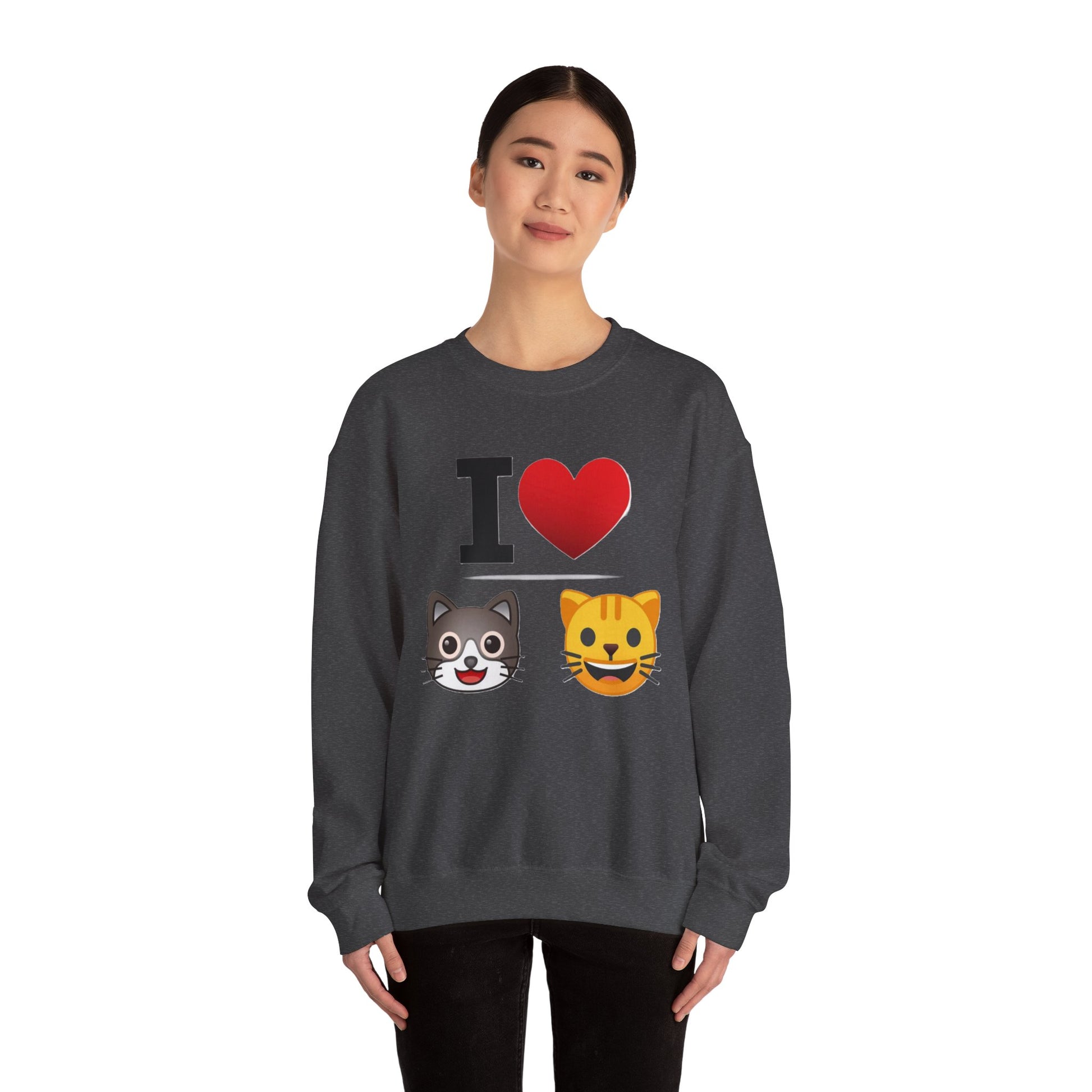 I Heart Cats - Crewneck Sweatshirt - Better Mode