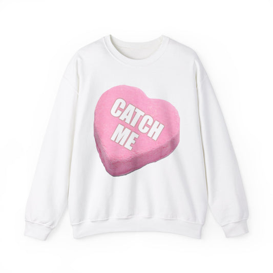 Candy Heart "Catch Me" - Crewneck Sweatshirt - Better Mode