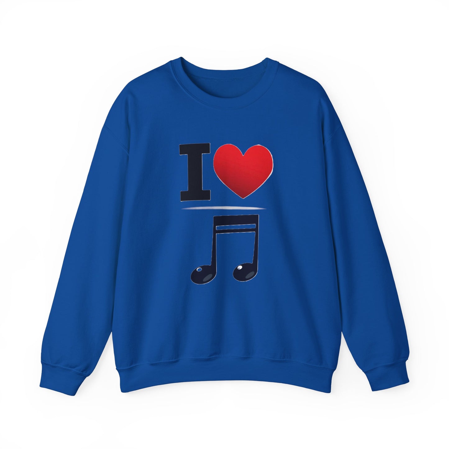 I Heart Music - Crewneck Sweatshirt