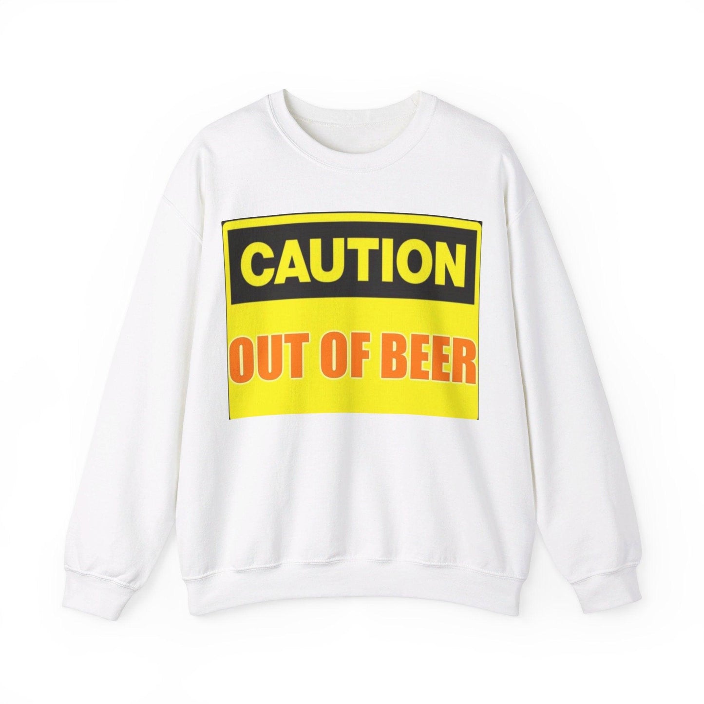 Caution Beer - Unisex Heavy Blend™ Crewneck Sweatshirt