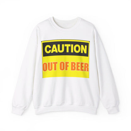 Caution Beer - Unisex Heavy Blend™ Crewneck Sweatshirt