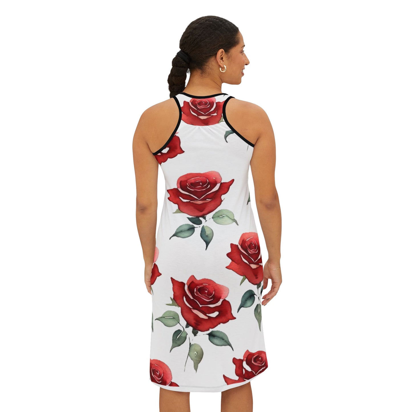 Women's Racerback Dress - Roses