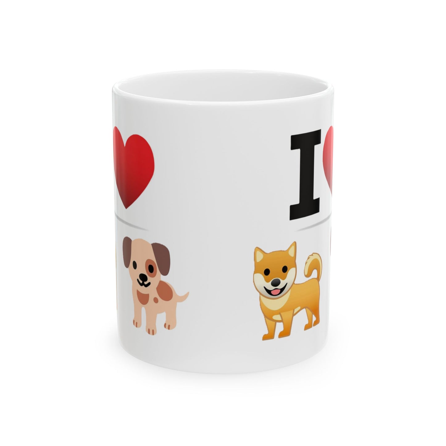 I Heart Dogs - Ceramic Mug, (11oz, 15oz) - Better Mode