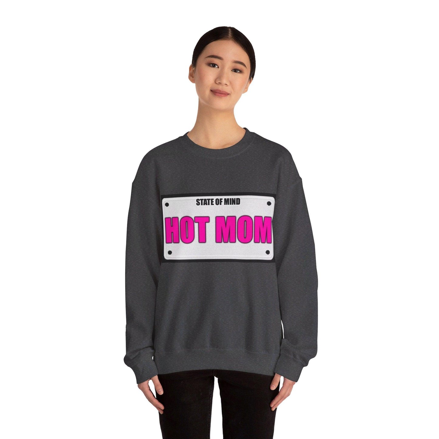 State Of Mind - HOT MOM - Unisex Heavy Blend™ Crewneck Sweatshirt